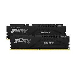 Ram dimm ddr5 16gb kingston fury beast black 5600mt/s cl40 [kf556c40bbk2-16]