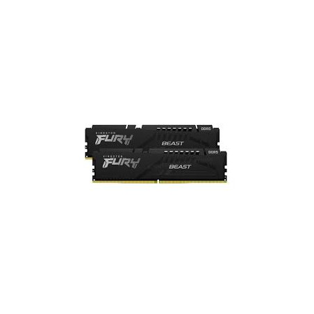 Ram dimm ddr5 16gb kingston fury beast black 5600mt/s cl40 [kf556c40bbk2-16]