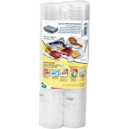 Rotoli sottovuoto magic vac 15 cmx6 mt 4 pezzi [anp1075]