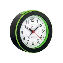 Sveglia jm al quarzo analogico retroilluminazione nero/verde [jmja-7061tv]