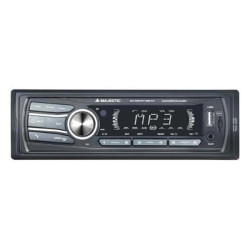 Autoradio majestic bluetooth/usb 100w nero/grigio [sa400btusb]