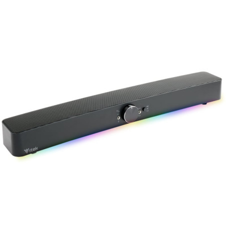 Soundbar itek s100 gaming rgb bluetooth jack 2x3.5mm uscita microfono