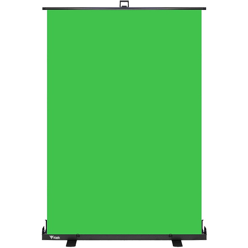 Schermo itek 148x190cm tessuto premium telaio pneumatico a x base