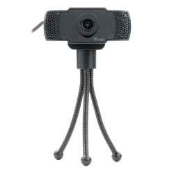 Webcam itek w300 con microfono full hd 30fps usb treppiede' nero