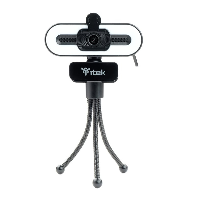 Webcam itek w401l con microfono full hd 30fps luce led 3 mode usb