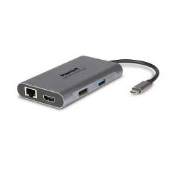 Docking station hamlet usb-c a 3xusb-a/usb-c/hdmi/dp
