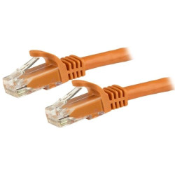 Cavo di rete startech.com hookless utp gigabit cat6 da 3m arancione