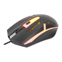 Mouse da gioco manhattan ottico led rgb 1500dpi usb nero
