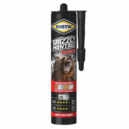 Colla da montaggio bostik grizzly (500kg/m in 10 secondi) [d6166]