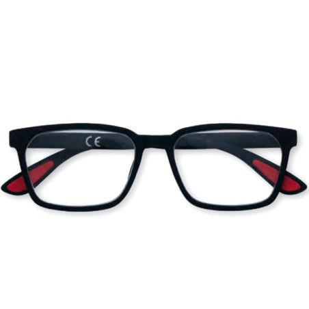 Occhiali da lettura zippo montatura policarbonato nero/trasparente