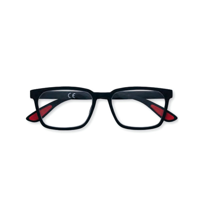 Occhiali da lettura zippo montatura policarbonato nero/trasparente