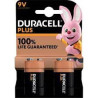 Batteria duracell alkaline plus 9v 2pz [142268]