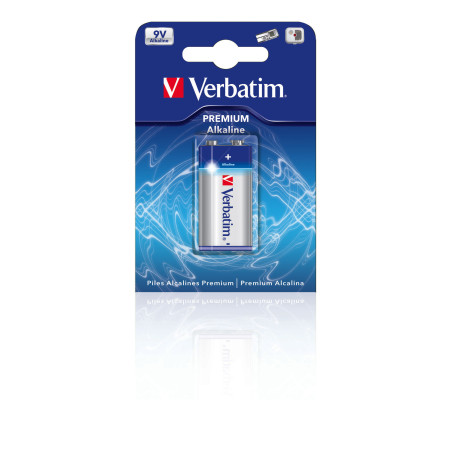 Pila verbatim 1 pz. 9v alcalina [49924]