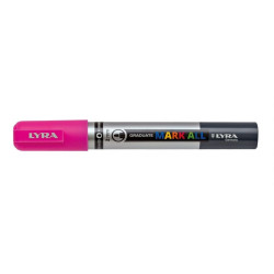 Pennarello indelebile lyra grad mark 2mm 328 rosa fluo [l6820328]