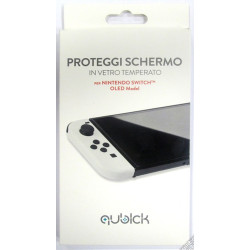 Proteggischermo qubick per nintendo switch in vetro temperato