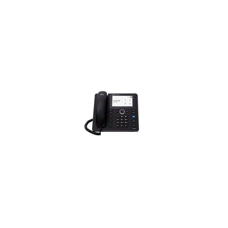 Telefono ip audiocodes interfaccia touch nero [teams-c455hd]
