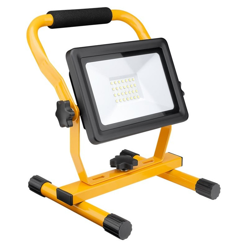 Faretto di lavoro goobay led con supporto 30w nero/giallo