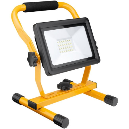 Faretto di lavoro goobay led con supporto 30w nero/giallo