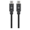 Cavo usb goobay 3.2 gen1 tipo-c m/m 3m nero [66509]