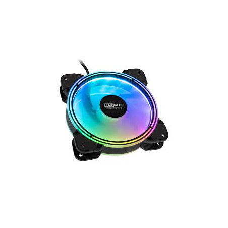 Ventola xspc rgb series 2 argb 800-2200rpm 120mm nero [5060596651371]