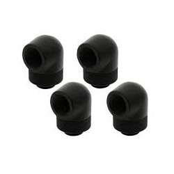 Raccordo watercooling xspc rotante a 90 gradi g1/4" m/f/4pz/nero