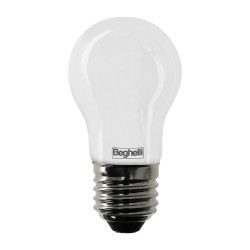 Lampadina led beghelli tuttovetro 6w e27 3k - sfera [56544]