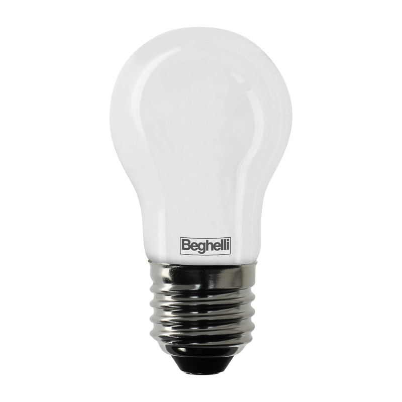 Lampadina led beghelli tuttovetro 6w e27 3k - sfera [56544]