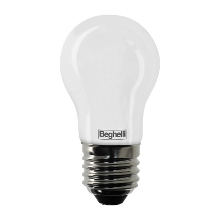 Lampadina led beghelli tuttovetro 6w e27 3k - sfera [56544]