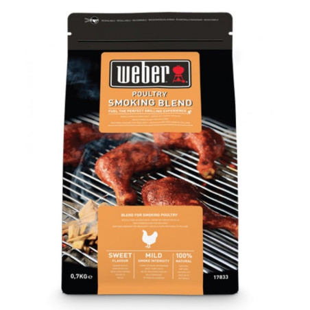 Miscela chips weber 17833 woodchips - pollame [17833]