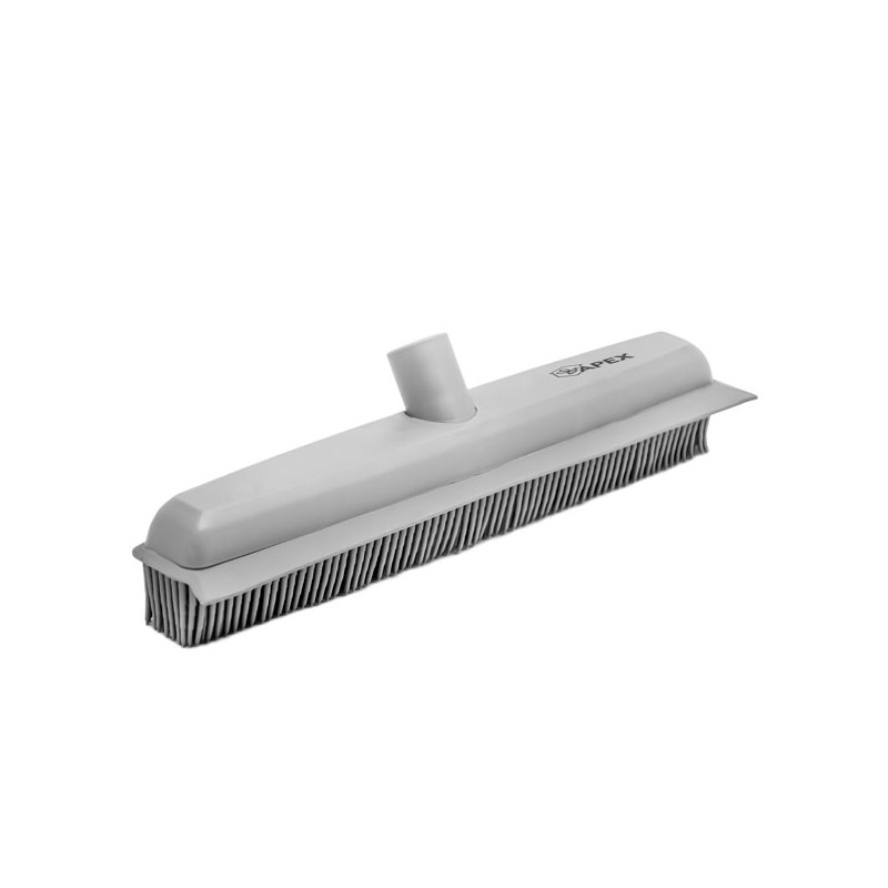 Testa di scopa apex in gomma - 34x13x7 cm - grigio [11622]