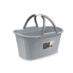 Cesto portabiancheria stefanplast con manici 35l [30231]