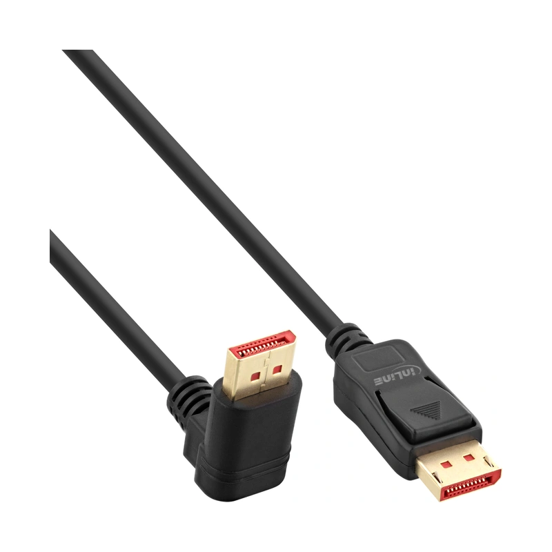 Cavo displayport inline 8k4k uhd-2 angolato verso l'alto