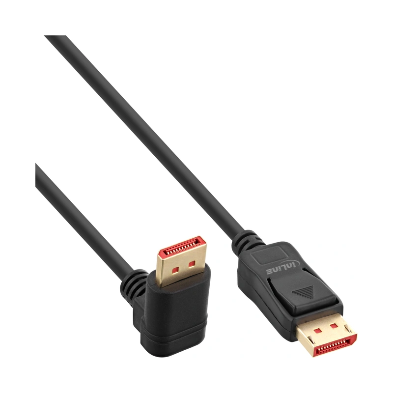 Cavo displayport inline 8k4k uhd-2 angolato verso il basso 3m