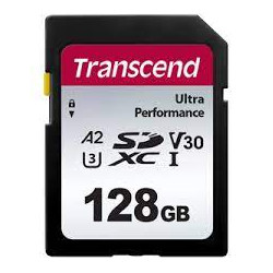 128gb scheda sdxc transcend 340s 160mb/s-90mb/s nero [ts128gsdc340s]