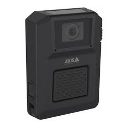 Videocamera da corpo axis w100 wireless 64gb/1920x1080/nero body