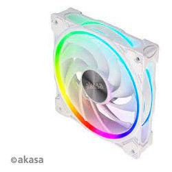 Ventola akasa soho ar rgb 120mm bianco [ak-fn108-wh]