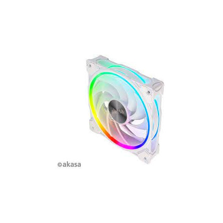 Ventola akasa soho ar rgb 120mm bianco [ak-fn108-wh]