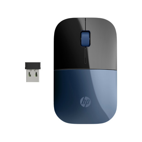 Mouse hp z3700 wireless 1200 dpi lumiere blu [7uh88aa]