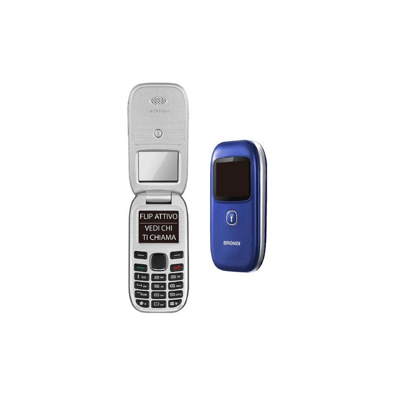 Cellulare brondi window+ clamshell dual sim 1.77" gsm quadri