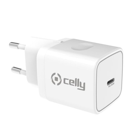 Alimentatore da rete celly propower 30w/tipo-c/bianco [tc1usbc30wwh]
