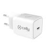 Alimentatore da rete celly propower 30w/tipo-c/bianco [tc1usbc30wwh]
