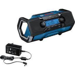 Radio da cantiere digitale a batteria bosch gpb 18v-2 sc professional