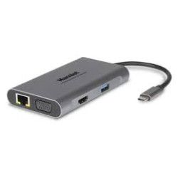 Docking station hamlet usb-c pd 85w 3 x usb 3.0 + lan + hdmi