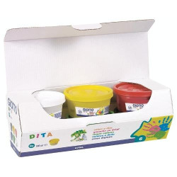 Tempera colori a dita - 6 pz. - 100ml - giotto [534100]