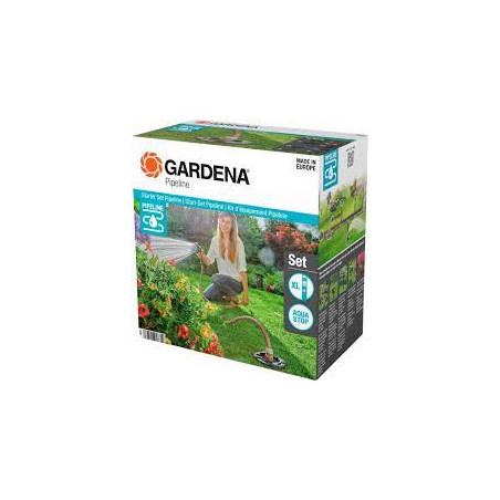 Kit per l'irrigazione del giardino gardena pipeline starter [08270-20]