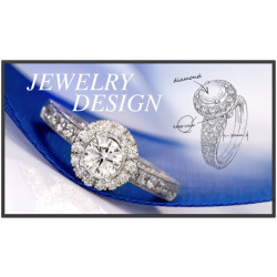 Monitor digital signage led 55" benq st5502s 4k ultra hd 3840x2160p