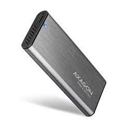 Box ssd esterno axagon per ssd m.2 usb-c 3.2 gen2 argento [eem2-sg2]