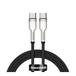 Cavo lightning baseus cafule usb-c 1m nero [catjk-c01]