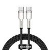 Cavo lightning baseus cafule usb-c 1m nero [catjk-c01]