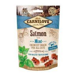 Cibo secco per gatti carnilove snack salmon & mint 50g